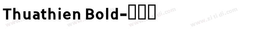 Thuathien Bold字体转换